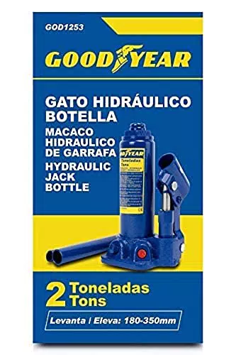 Goodyear Premium Martinetto Idraulico Jack Bottiglia 2 Ton