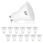 GY 12 lampadine LED GU10, 8W equivalenti a 80W, 4000K bianco neutro