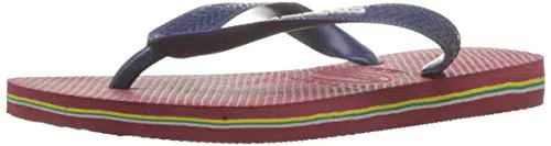 Havaianas Brasil Logo, Infradito Unisex, rosso, 29/30