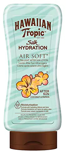 Hawaiian Tropic Crema Doposole Idratante con Aloe, 180ml