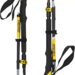 Head Bastoncini da Trekking Pieghevoli, Altezza Regolabile 115-135 cm