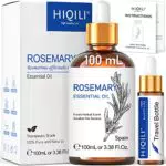 HIQILI Olio Essenziale Puro di Rosmarino 100 ML - Olio Essenziale di Rosmarino per Capelli