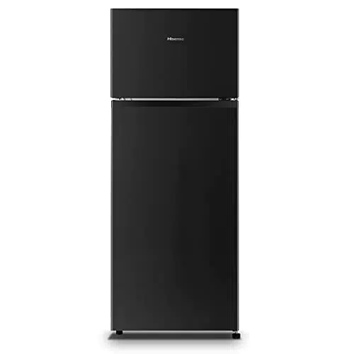 Hisense MTM55206BF Frigorifero Doppia Porta a Libera Installazione Modello 2022, 206 L, Nero