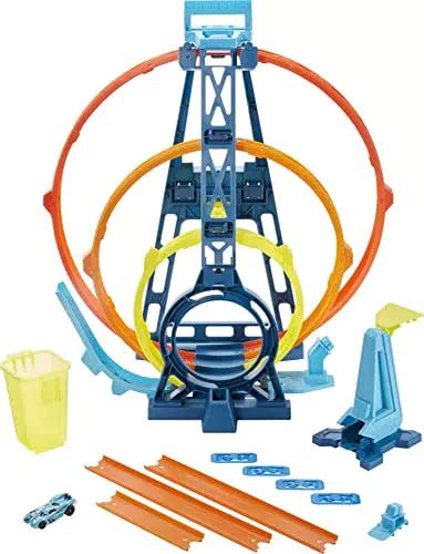 Hot Wheels- Track Builder con Macchinina