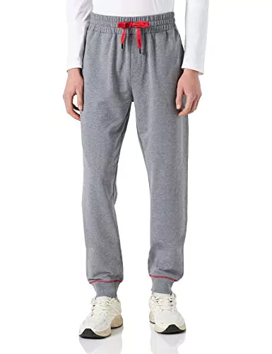 HUGO Monologo Pants Loungewear_Pant, Medium Grey38, M Uomini