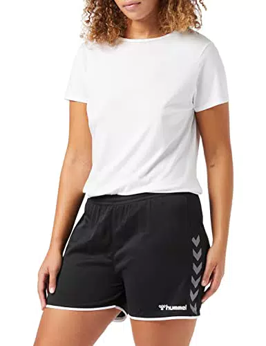 hummel hmlAUTHENTIC Poly Shorts Woman Color: Black/White_Talla: M