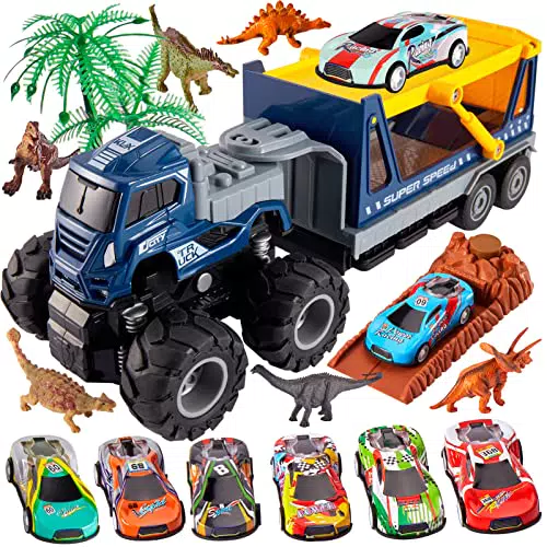 HYAKIDS 17 in 1 Giocattolo con 6 Mini Dinosauri