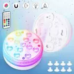 Innedu luci LED Sommergibili, 8, 5 cm Luci Subacquee Piscina
