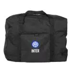Inter, Borsone Richiudibile Unisex-Adulto, Nero, free size