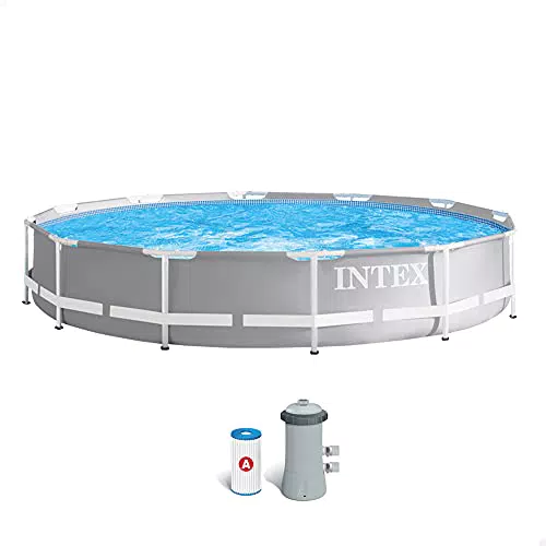 Intex 26712 Piscina Prisma Frame 366X76 Cm Con Pompa Filtro