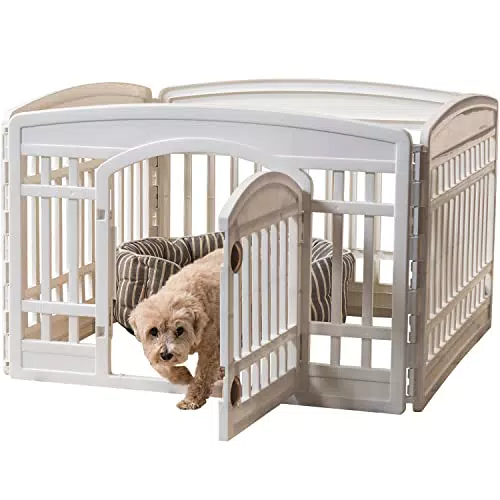 Iris Ohyama, Box per cani / box per cuccioli, porta con fermo