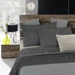 Completo Letto Fashion, Stars Grigio, 2 Piazze