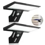 JESLED Luce Solare con 90 LED, Lampada Solare da Esterno con Sensore di Movimento