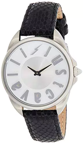 Just Cavalli Orologio Analogico Classico al Quarzo da Donna con Cinturino in Pelle JC1L008L0015