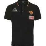 Just Cavalli Polo Maglia di Tuta, 900 Black