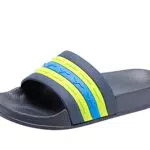 KangaROOS KangaSlide Kids, Sandali Unisex-Adulto, Dk Navy Lime