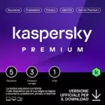 Kaspersky Premium 2023, 5 dispositivi, 1 Anno, Con Anti-Phishing e Firewall