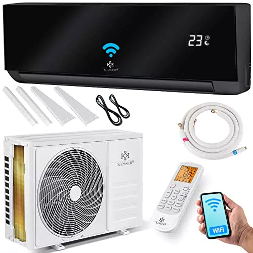 Kesser Climatizzatore Split - condizionatore d'Aria con Funzione WiFi/App