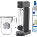 Kit Completo Gasatore GoZero Colore Nero Con Cilindro + Caraffa Filtrante