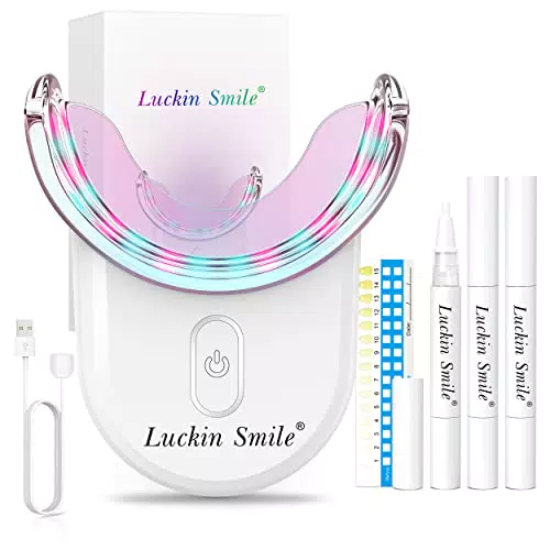 Kit Sbiancante Denti Professionale, LuckinSmile Kit Sbiancamento Denti