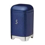 KitchenCraft Lovello - Contenitore per zucchero strutturato con motivo geometrico esagonale