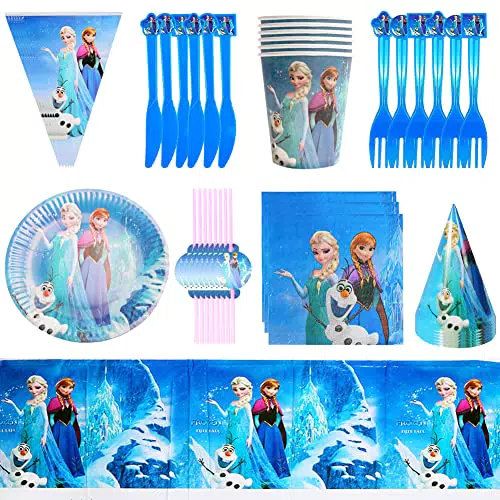 Ksopsdey 78 PCS Forniture di Feste di Compleanno Frozen