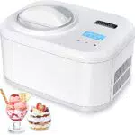 KUMIO Gelatiera Autorefrigerante, Gelatiera con Compressore