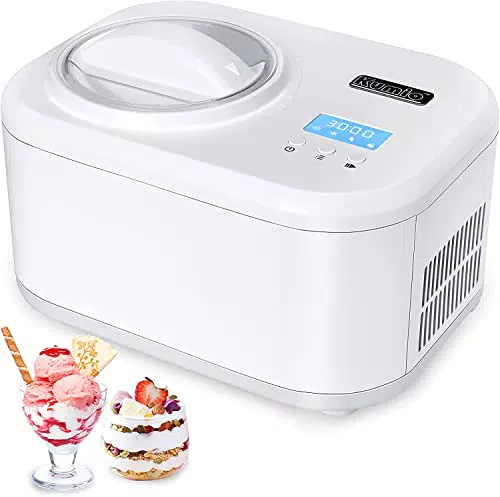KUMIO Gelatiera Autorefrigerante, Gelatiera con Compressore
