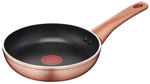 Lagostina Ramata Padella Antiaderente in Alluminio Ø 20 cm con Esterno Effetto Rame