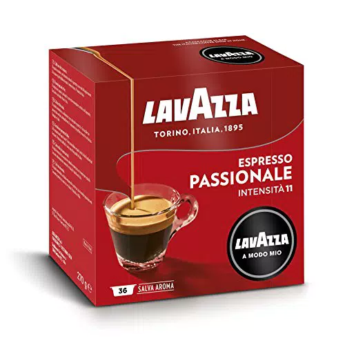 Lavazza Capsule Caffè A Modo Mio Espresso Passionale - 5 confezioni da 36 capsule