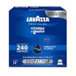 Lavazza, Crema e Gusto Classico, 240 Capsule in Alluminio Compatibili con Macchine Nespresso* Original