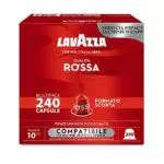 Lavazza, Qualità Rossa, 240 Capsule di Caffè in Alluminio Compatibili con Macchine Nespresso* Original