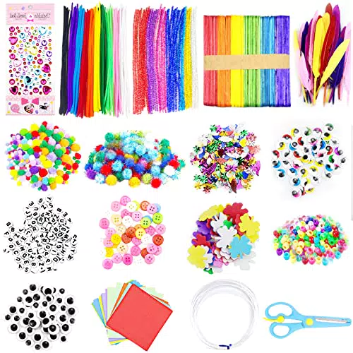 Lavoretti Creativi per Bambini Materiale per Lavoretti Bambini Giochi Creativi Kids Mestiere Fai da Te Decorazioni Giocattoli