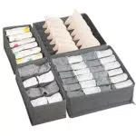 LEADSTAR Organizzatore Cassetti, Set di 4 Cassetto Organizer per Biancheria Intima
