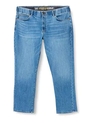 Lee Straight Fit MVP Jeans Uomo, Blu, 29W/32L