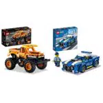 LEGO 42135 Technic Monster Jam El Toro Loco & 60312 City Police Auto della Polizia
