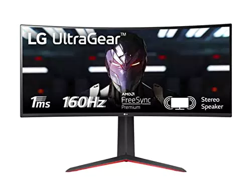 LG 34GP63AP UltraGear Gaming Monitor 34" QHD UltraWide Curvo LED VA HDR 10, Nero