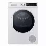 LG RH80M3AV6R Asciugatrice a Carica Frontale 8 kg, Serie M3, Classe A++, Condensazione con Pompa di calore, Ciclo Igiene, Sensore Asciugatura, Refrigerante R290, Bianca
