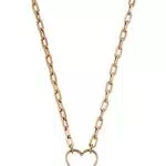 Liebeskind Berlin Collana da donna in acciaio inox, 45 cm