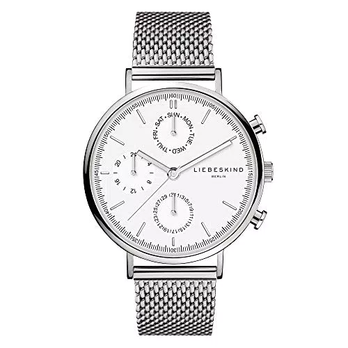 Liebeskind Berlin Orologio analogo Quarzo, argento, 38 mm