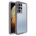 LifeProof Custodia sottile resistente a cadute per Samsung Galaxy S21 Ultra 5G, Trasparente/Viola