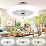 Lospitch Ventilatore a Soffitto con Lampada