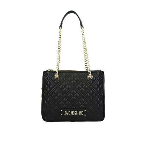Love Moschino JC4256PP0GLA0, Borsa a Spalla, Donna, Nero