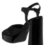Love Moschino Sandali Donna, nero, 39