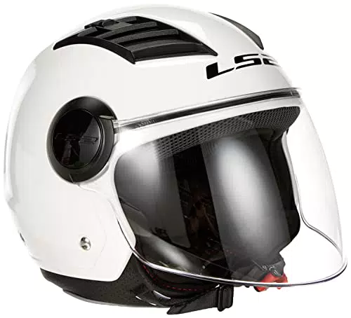 LS2, Casco jet de moto Airflow bianca, L