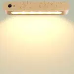 Luce da Parete per Interni, Luce da Parete a LED con rilevatore di Movimento Luce da Parete in Legno