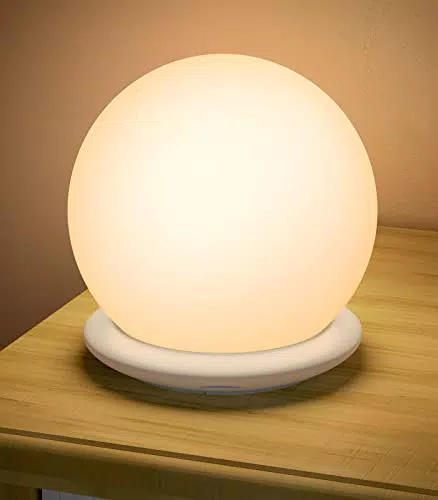 KOOFIT Luce Notturna Bambini, Lampada Notturna per Bambini con 8 Colori RGB e Timer