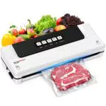 Macchina Sottovuoto per Alimenti Bonsenkitchen, Sigillatore sottovuoto per alimenti freschi sia secchi che umidi