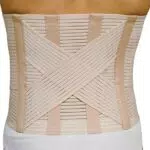 Corsetto Lombare Ortopedico steccato millerighe, Taglia 4