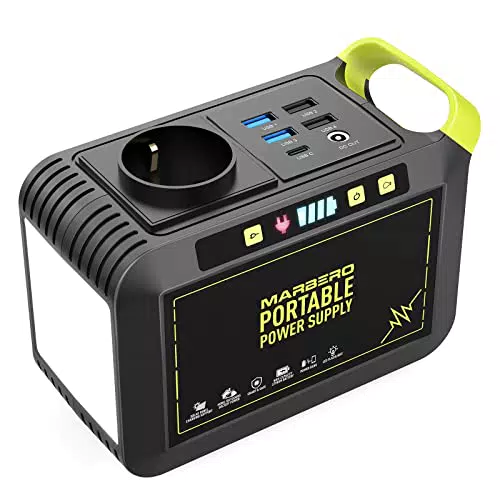 MARBERO 88Wh Generatore di Corrente Batteria Al Litio Alimentazione 220V/80W AC